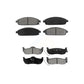 Front Rear Semi-Metallic Brake Pads Kit For Jeep Grand Cherokee Commander KSM-100046