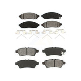 Front Rear Semi-Metallic Brake Pads Kit For Nissan Pathfinder Xterra KSM-100054