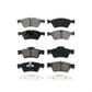 Front Rear Semi-Metallic Brake Pads Kit For Mercedes-Benz ML350 GL450 R350 GL550 ML500 ML320 GL350 ML550 GL320 R500 R320 G55 AMG ML450 KSM-100061