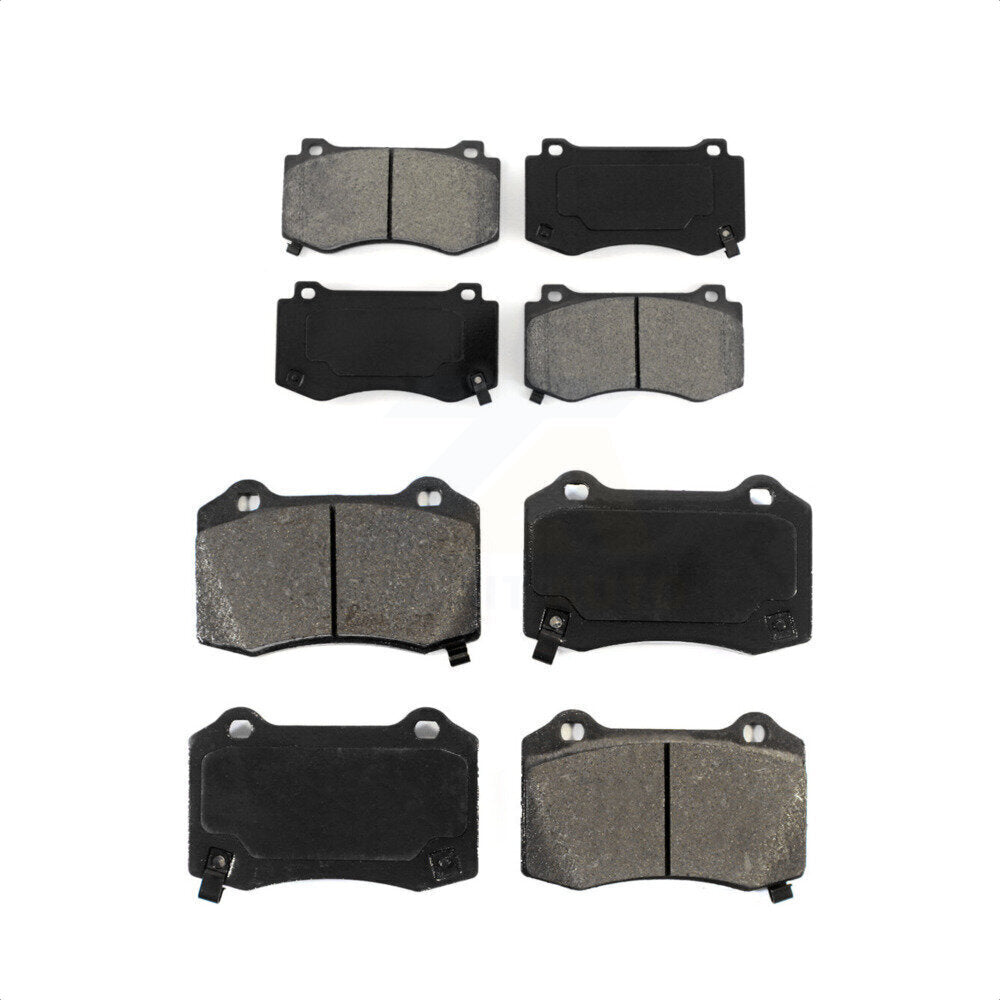 Front Rear Semi-Metallic Brake Pads Kit For Dodge Charger Chrysler 300 Challenger Jeep Grand Cherokee Magnum KSM-100063