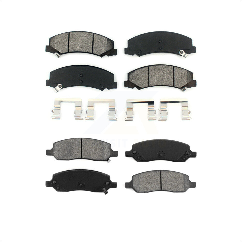 Front Rear Semi-Metallic Brake Pads Kit For 2006-2011 Buick Lucerne Cadillac DTS KSM-100069