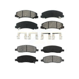 Front Rear Semi-Metallic Brake Pads Kit For 2006-2011 Buick Lucerne Cadillac DTS KSM-100069
