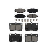 Front Rear Semi-Metallic Brake Pads Kit For Lexus IS250 KSM-100075