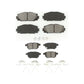 Front Rear Semi-Metallic Brake Pads Kit For Toyota Yaris KSM-100077