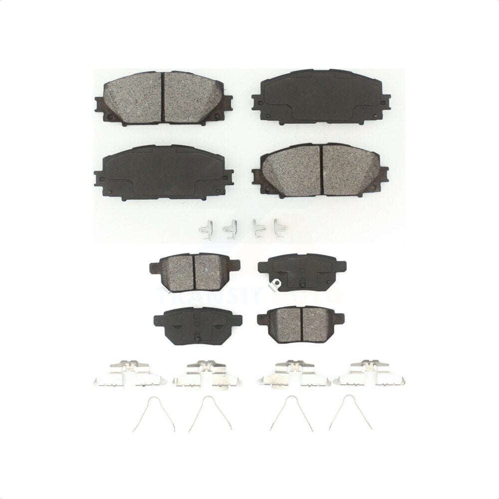 Front Rear Semi-Metallic Brake Pads Kit For Toyota Yaris KSM-100077