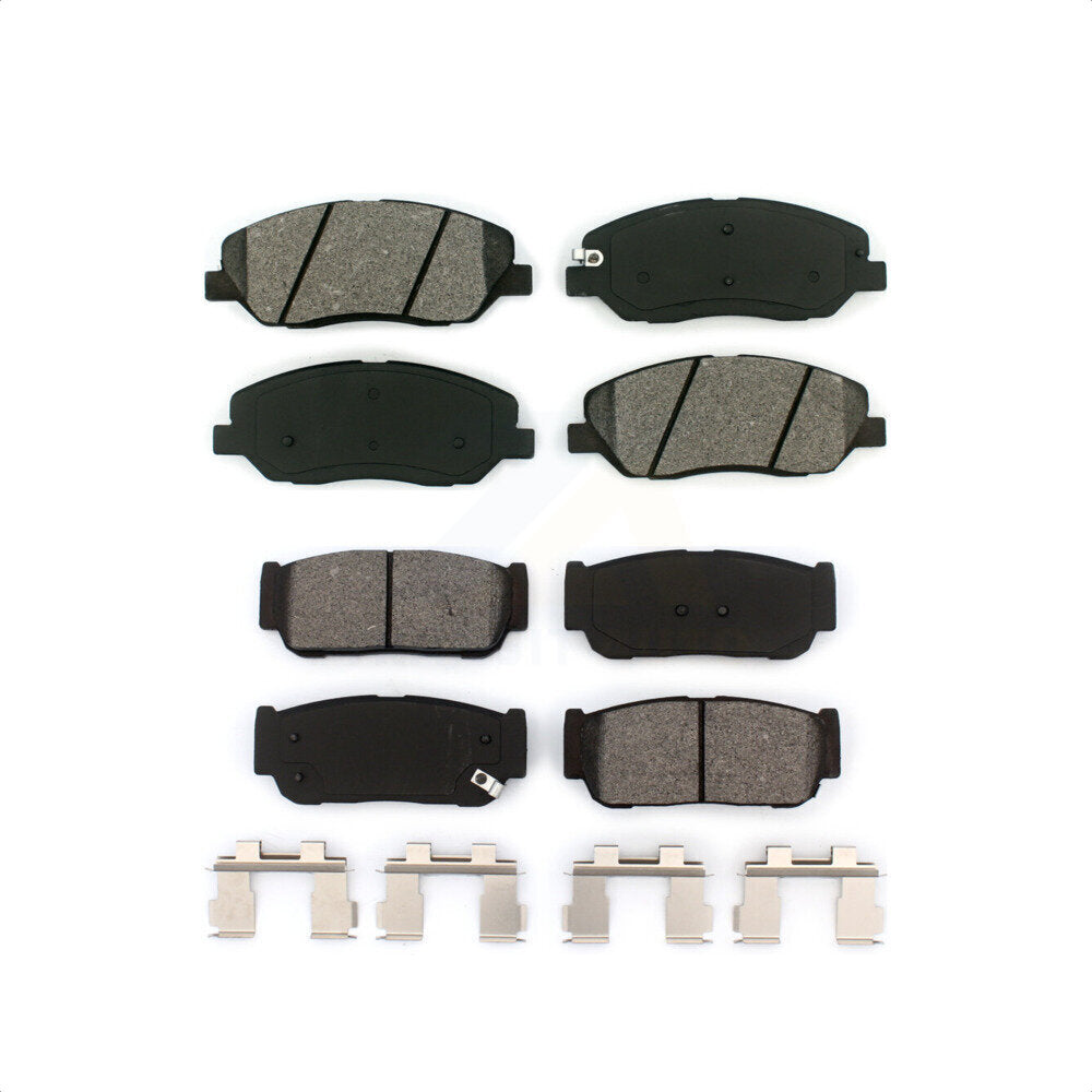 Front Rear Semi-Metallic Brake Pads Kit For Kia Sedona Hyundai Entourage To 04/27/06 KSM-100083