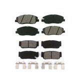 Front Rear Semi-Metallic Brake Pads Kit For Kia Sedona Hyundai Entourage To 04/27/06 KSM-100083