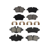 Front Rear Semi-Metallic Brake Pads Kit For Mini Cooper With 294mm Diameter Rotor KSM-100085