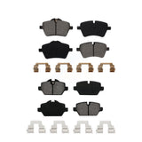 Front Rear Semi-Metallic Brake Pads Kit For Mini Cooper Countryman Paceman KSM-100087