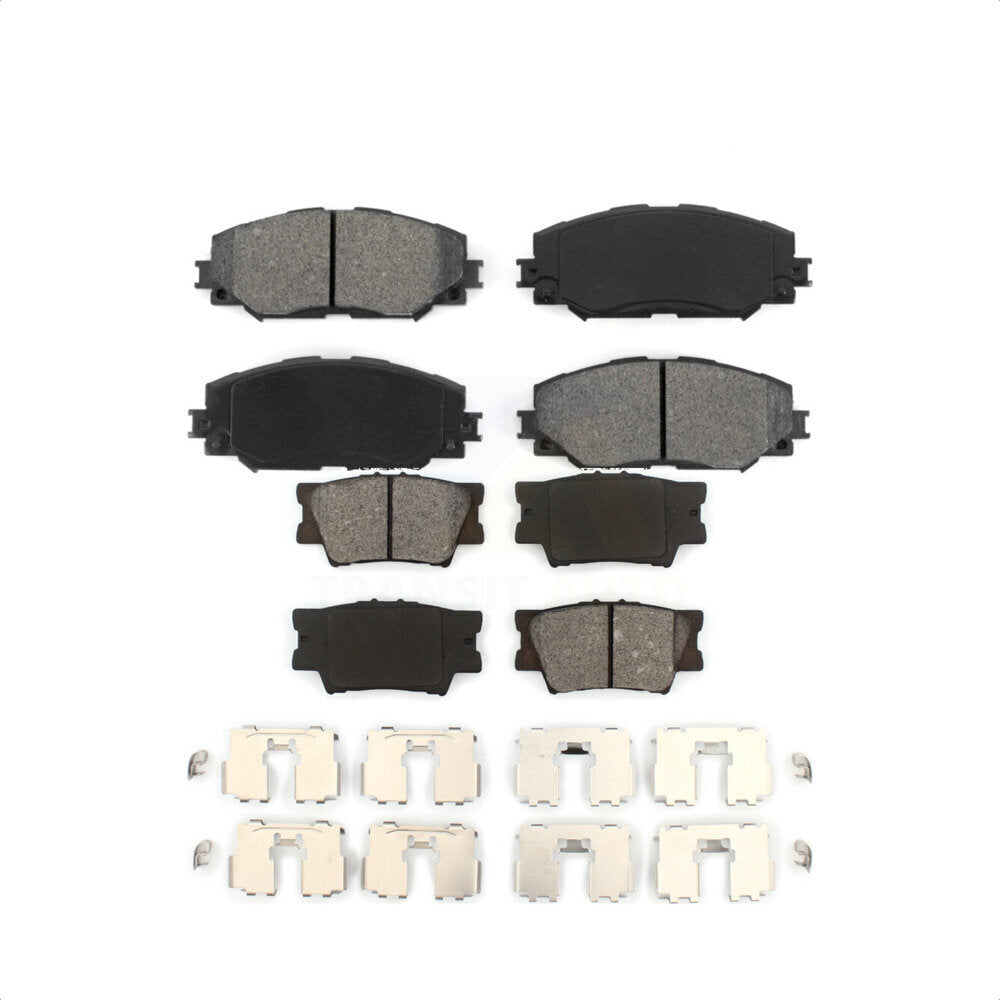Front Rear Semi-Metallic Brake Pads Kit For Toyota RAV4 Lexus HS250h KSM-100088