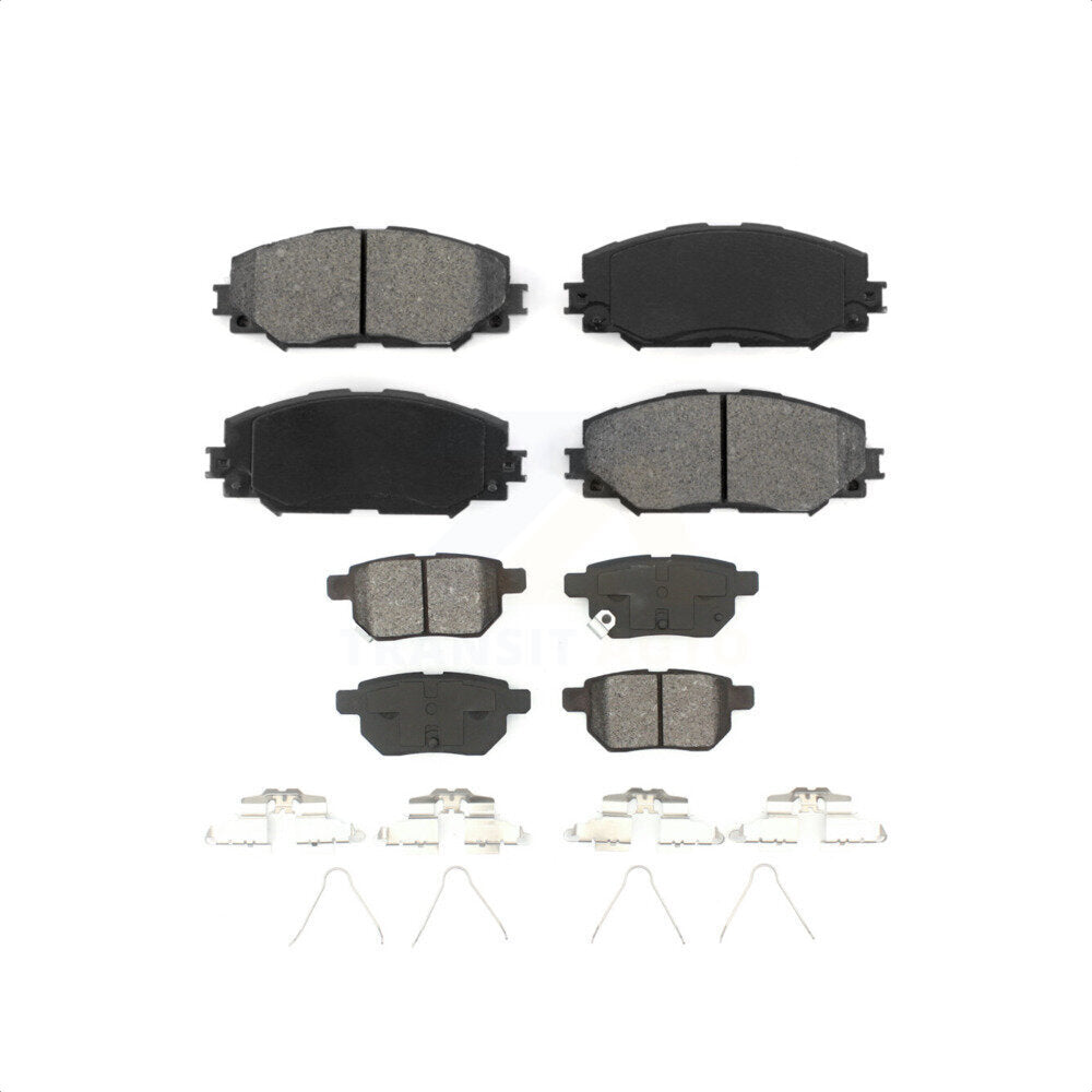 Front Rear Semi-Metallic Brake Pads Kit For Toyota Corolla Scion xB Matrix Pontiac Vibe KSM-100090