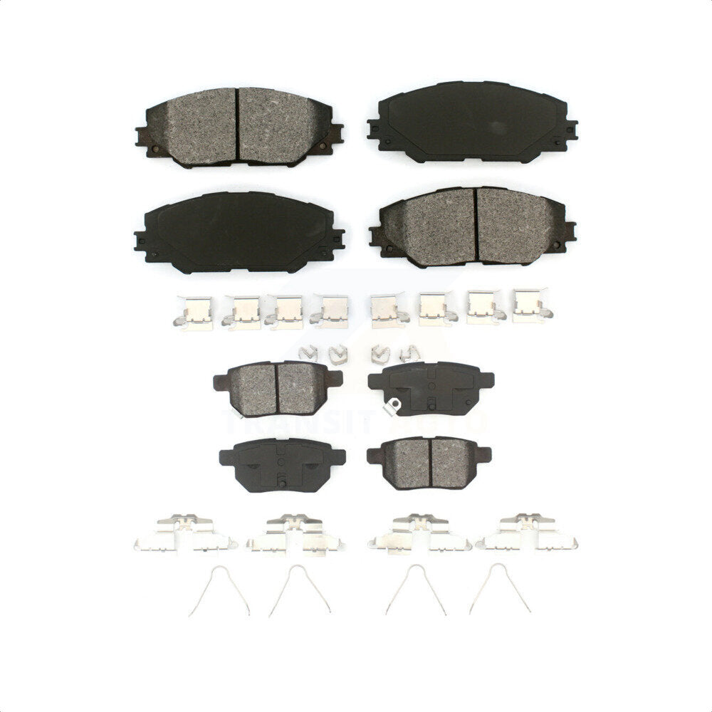 Front Rear Semi-Metallic Brake Pads Kit For Scion Toyota tC Matrix Pontiac Vibe Corolla iM KSM-100092