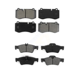 Front Rear Semi-Metallic Brake Pads Kit For Mercedes-Benz S550 SL550 CL550 S600 S350 S400 CL600 S450 KSM-100093