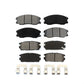 Front Rear Semi-Metallic Brake Pads Kit For Chevrolet Equinox Saturn Vue Captiva Sport Pontiac Torrent Suzuki XL-7 KSM-100097