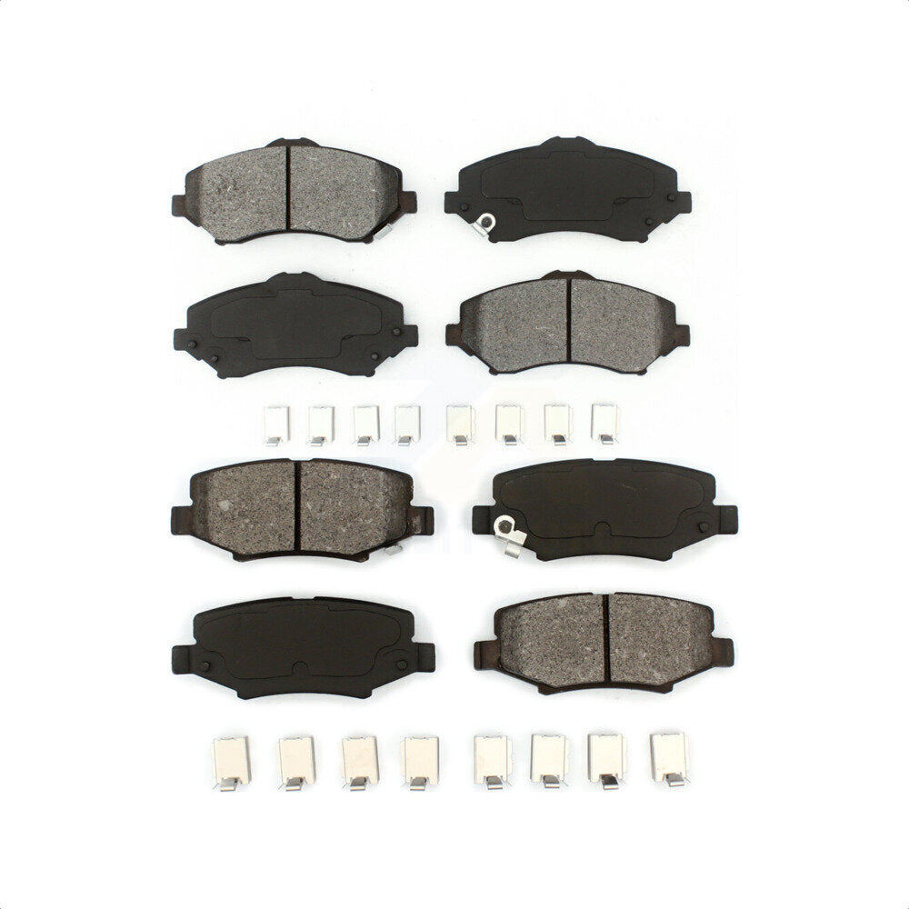 Front Rear Semi-Metallic Brake Pads Kit For Jeep Wrangler Liberty Dodge Nitro JK KSM-100098