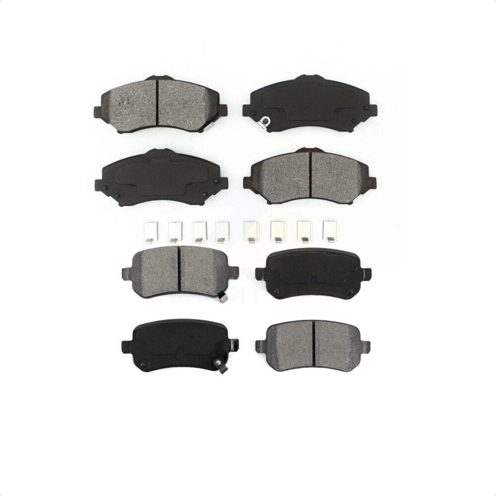 Front Rear Semi-Metallic Brake Pads Kit For Dodge Grand Caravan Chrysler Town & Country Journey Volkswagen Routan Ram C/V KSM-100099
