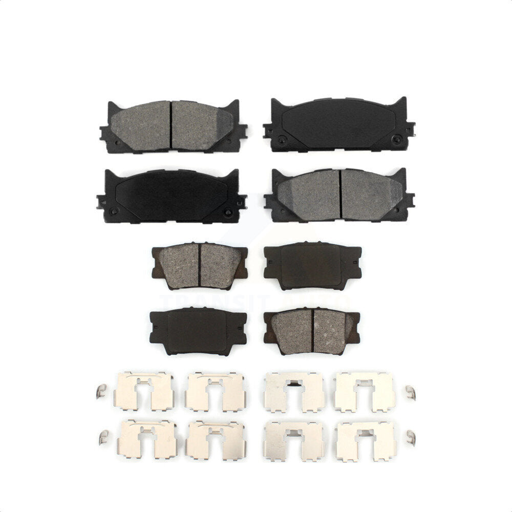 Front Rear Semi-Metallic Brake Pads Kit For Toyota Camry Lexus ES350 Avalon ES300h KSM-100102