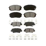 Front Rear Semi-Metallic Brake Pads Kit For Hyundai Sonata Kia Cadenza Soul EV KSM-100107