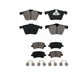 Front Rear Semi-Metallic Brake Pads Kit For Volvo S60 XC70 S80 V60 Cross Country V70 KSM-100110