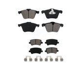 Front Rear Semi-Metallic Brake Pads Kit For Volvo S60 XC70 S80 V60 Cross Country V70 KSM-100110