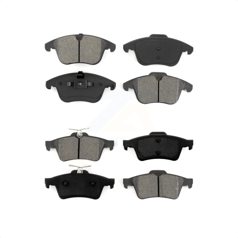 Front Rear Semi-Metallic Brake Pads Kit For 2012 Volvo S40 KSM-100111