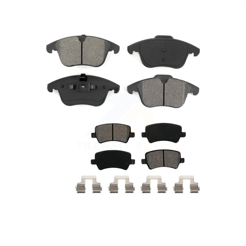 Front Rear Semi-Metallic Brake Pads Kit For Volvo S60 XC70 Land Rover Range Evoque V60 S80 LR2 V70 KSM-100112