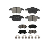 Front Rear Semi-Metallic Brake Pads Kit For Volvo S60 XC70 Land Rover Range Evoque V60 S80 LR2 V70 KSM-100112