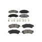 Front Rear Semi-Metallic Brake Pads Kit For Chevrolet Silverado 1500 GMC Sierra Classic Drum rear brakes KSM-100135
