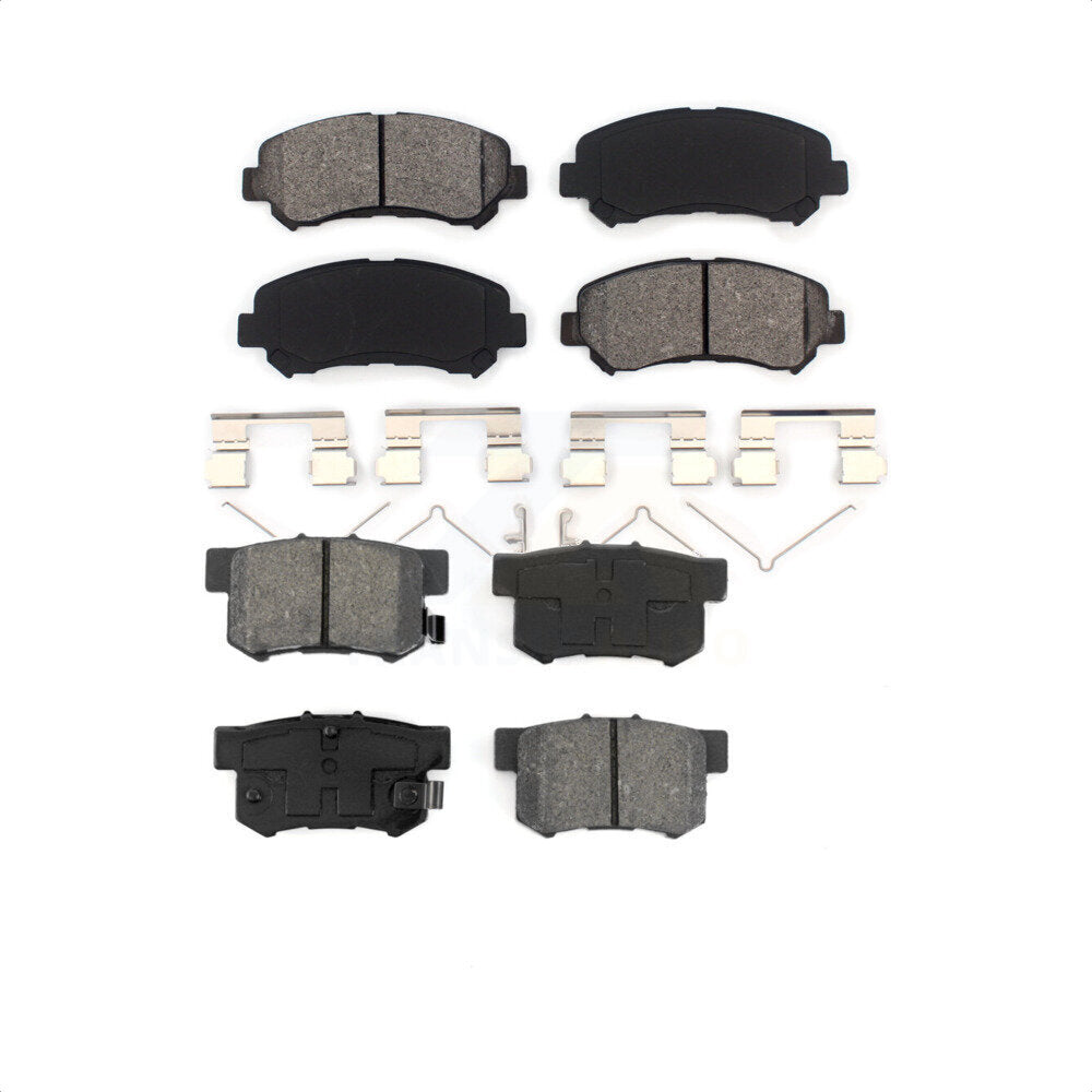 Front Rear Semi-Metallic Brake Pads Kit For 2010-2013 Suzuki Kizashi KSM-100140