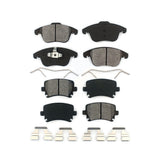 Front Rear Semi-Metallic Brake Pads Kit For Volkswagen Tiguan Audi Q3 Limited Quattro KSM-100142