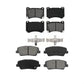 Front Rear Semi-Metallic Brake Pads Kit For Hyundai Genesis Equus KSM-100148