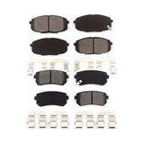 Front Rear Semi-Metallic Brake Pads Kit For Hyundai Elantra Kia Forte Koup Forte5 KSM-100150