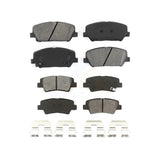 Front Rear Semi-Metallic Brake Pads Kit For Kia Optima Hyundai Veloster Forte Koup KSM-100159