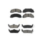 Front Rear Semi-Metallic Brake Pads Kit For 2010-2011 Ford F-150 KSM-100160