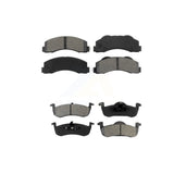 Front Rear Semi-Metallic Brake Pads Kit For 2010-2017 Ford Expedition Lincoln Navigator KSM-100161