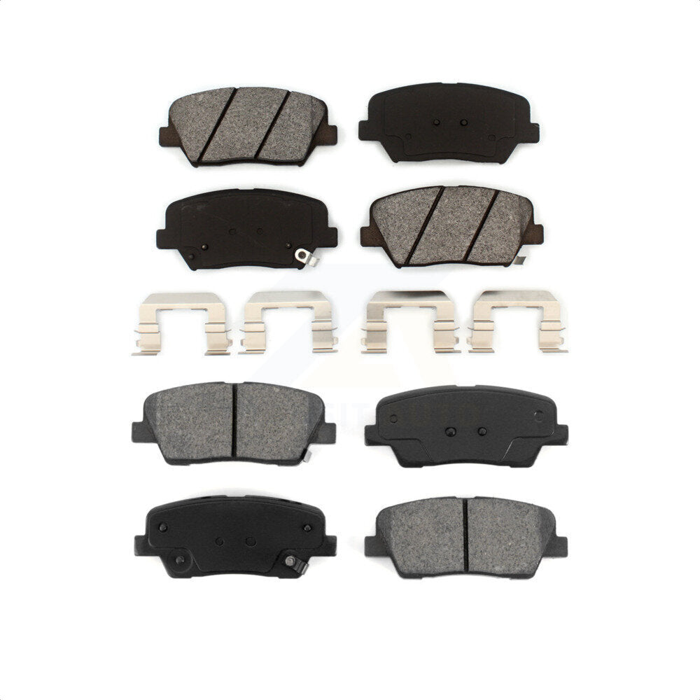 Front Rear Semi-Metallic Brake Pads Kit For Kia Sorento Hyundai Santa Fe Sport KSM-100167