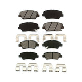 Front Rear Semi-Metallic Brake Pads Kit For 2012-2017 Hyundai Azera KSM-100168