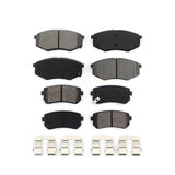 Front Rear Semi-Metallic Brake Pads Kit For Hyundai Tucson Kia Sportage FWD KSM-100171