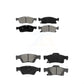 Front Rear Semi-Metallic Brake Pads Kit For Jeep Grand Cherokee Dodge Durango WK KSM-100173
