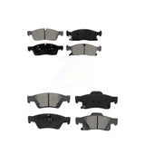 Front Rear Semi-Metallic Brake Pads Kit For Jeep Grand Cherokee Dodge Durango WK KSM-100173