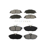 Front Rear Semi-Metallic Brake Pads Kit For Ford Mustang Avanti KSM-100174