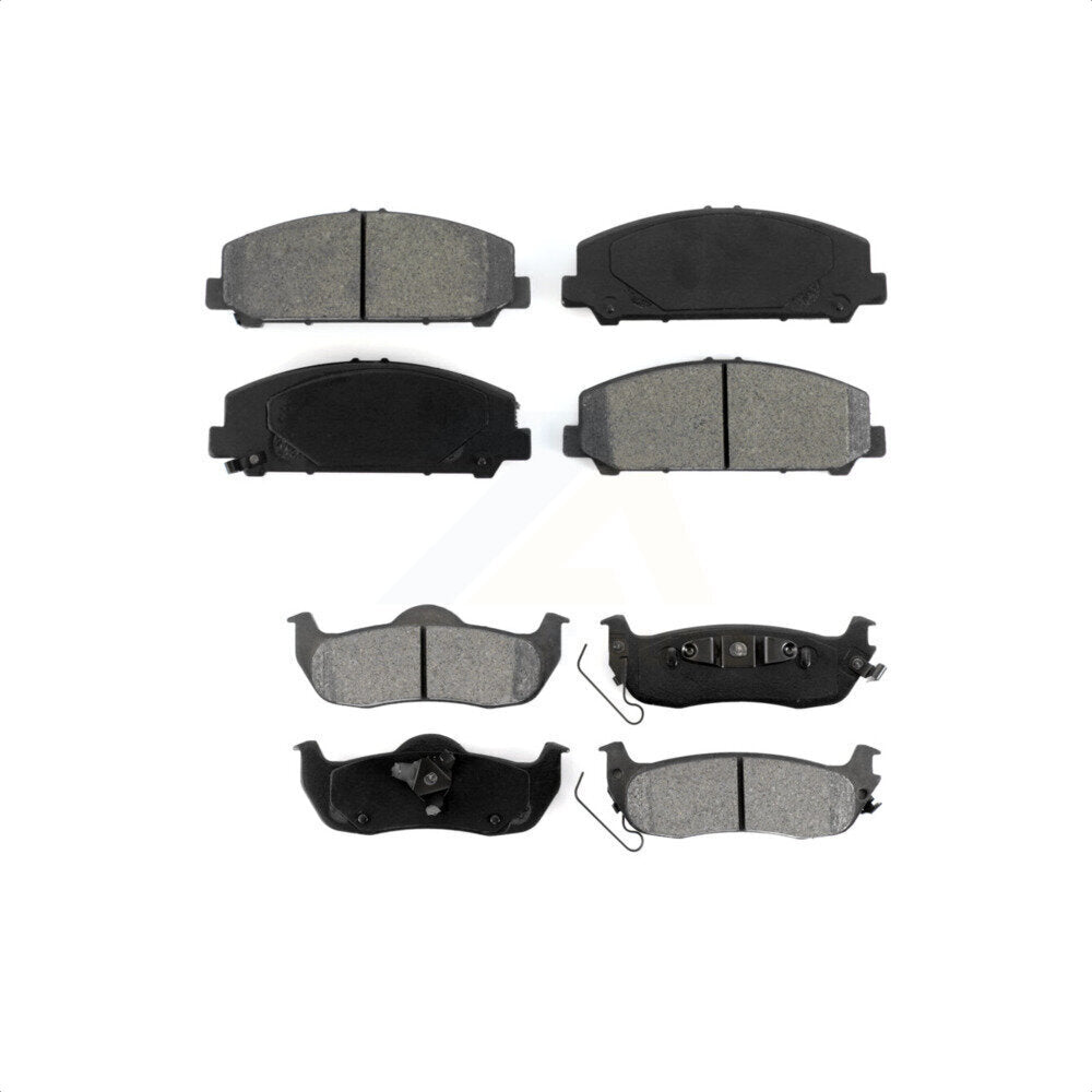 Front Rear Semi-Metallic Brake Pads Kit For Nissan Titan Armada Infiniti QX56 INFINITI TITAN KSM-100179
