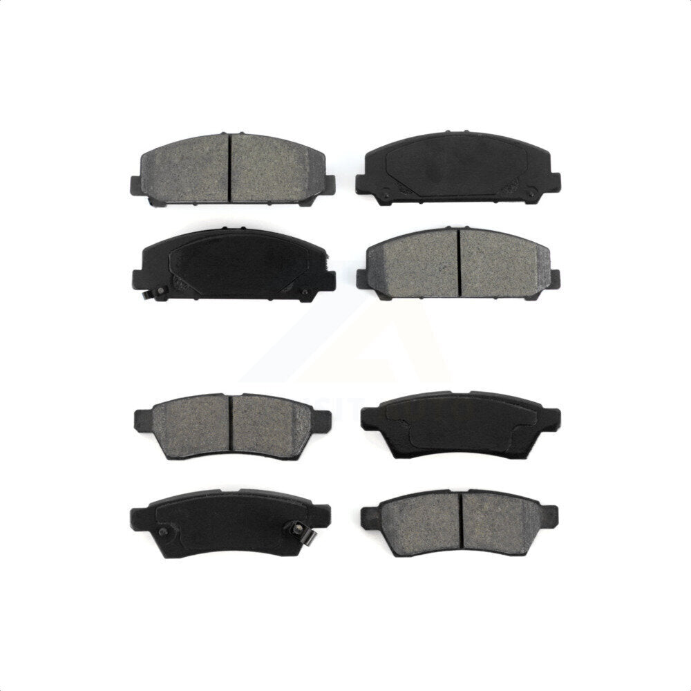Front Rear Semi-Metallic Brake Pads Kit For Suzuki Equator KSM-100180