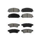 Front Rear Semi-Metallic Brake Pads Kit For Suzuki Equator KSM-100180