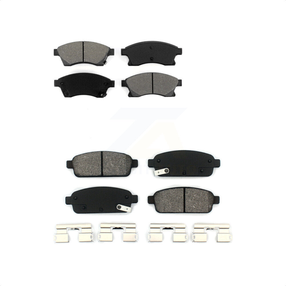 Front Rear Semi-Metallic Brake Pads Kit For Chevrolet Cruze Buick Sonic Encore Trax Verano Limited Volt Orlando KSM-100185