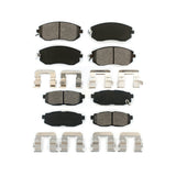Front Rear Semi-Metallic Brake Pads Kit For Scion FR-S Subaru BRZ Toyota 86 KSM-100187