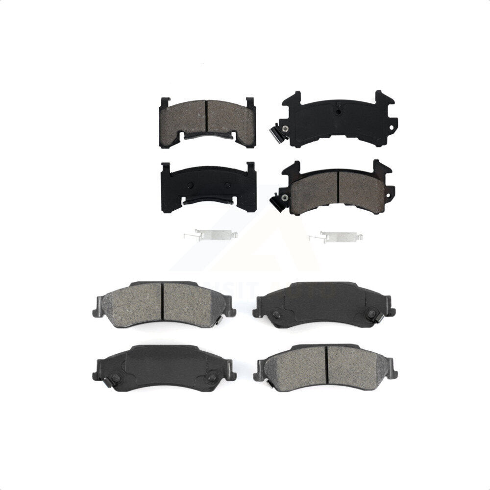 Front Rear Semi-Metallic Brake Pads Kit For Chevrolet S10 GMC Sonoma Blazer Jimmy Isuzu Hombre KSM-100188