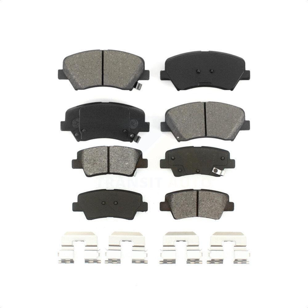 Front Rear Semi-Metallic Brake Pads Kit For Hyundai Elantra Kia Accent Forte Rio Veloster GT Forte5 Coupe Koup KSM-100190