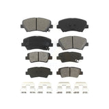 Front Rear Semi-Metallic Brake Pads Kit For Hyundai Elantra Kia Accent Forte Rio Veloster GT Forte5 Coupe Koup KSM-100190