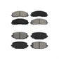Front Rear Semi-Metallic Brake Pads Kit For Dodge Grand Caravan Journey Chrysler Town & Country Ram C/V Volkswagen Routan KSM-100195